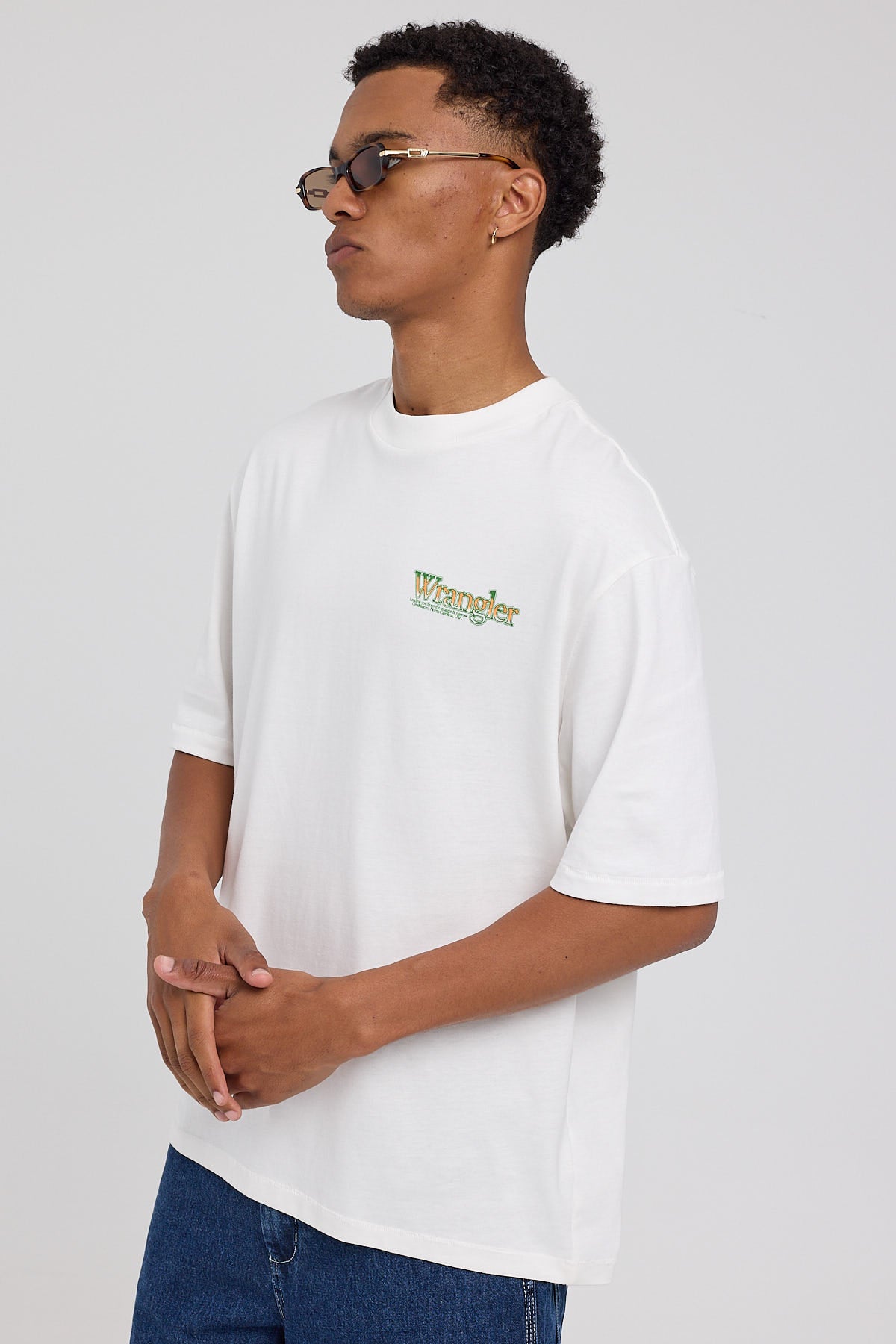 Wrangler Wattle Slacker Tee White