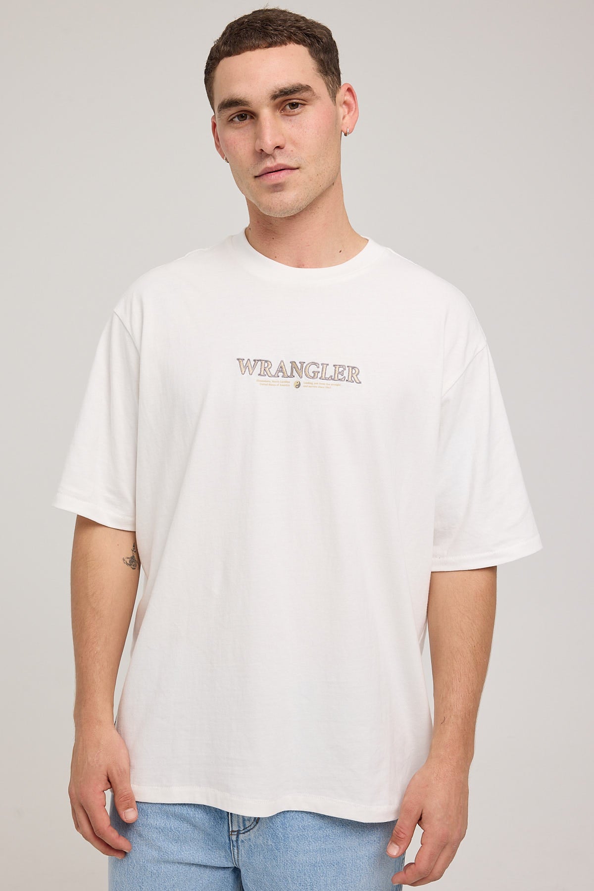 Wrangler Refresh Slacker Tee Vintage Whtie