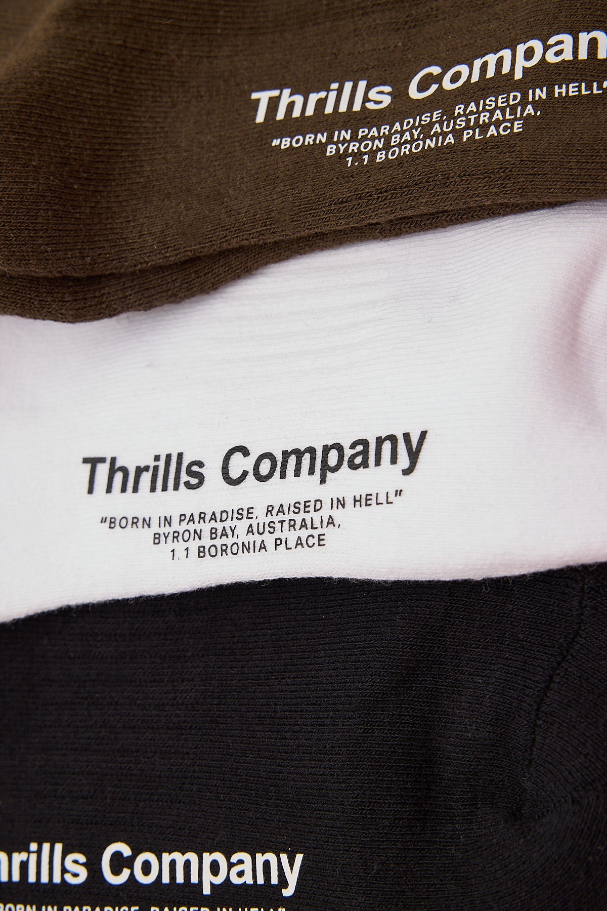 Thrills Minimal Thrills Minimal 3 Pack Sock White/Tarmac/Black