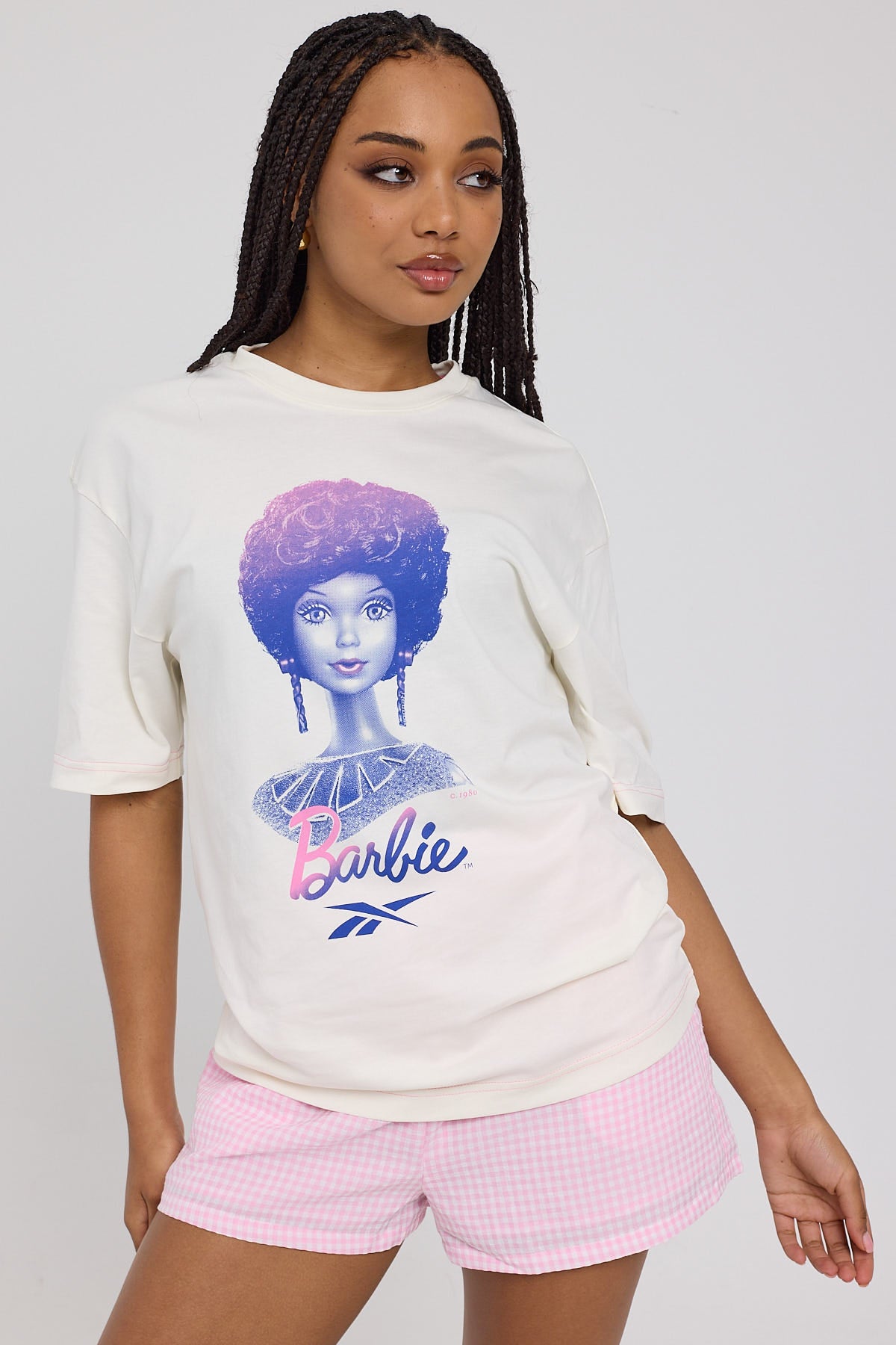 Reebok Reebok x Barbie Graphic Tee Chalk