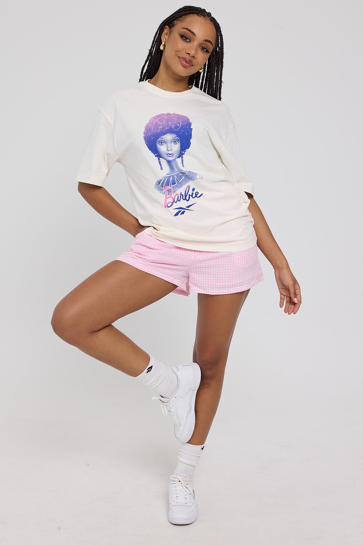 Reebok Reebok x Barbie Graphic Tee Chalk