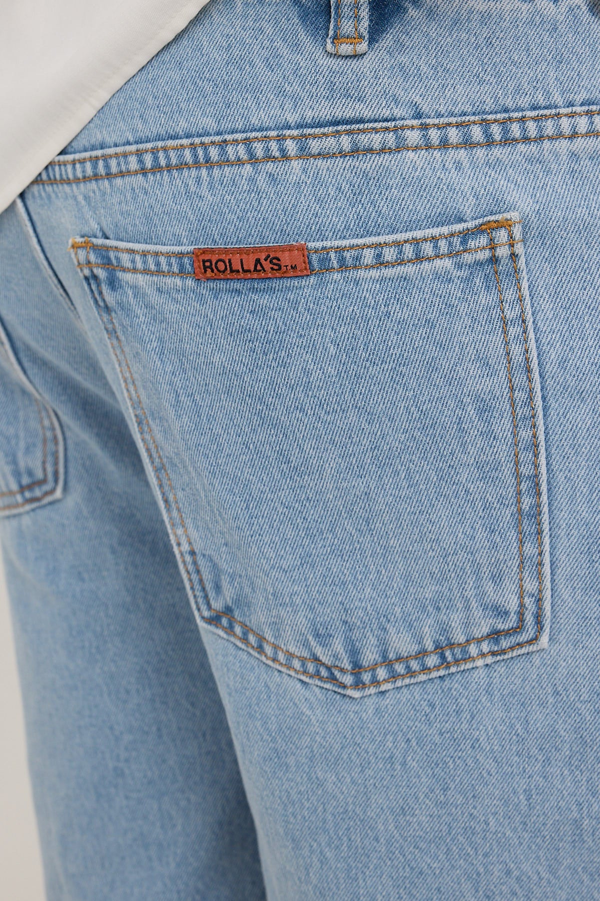 Rolla's Big Boss Short Bleached Denim