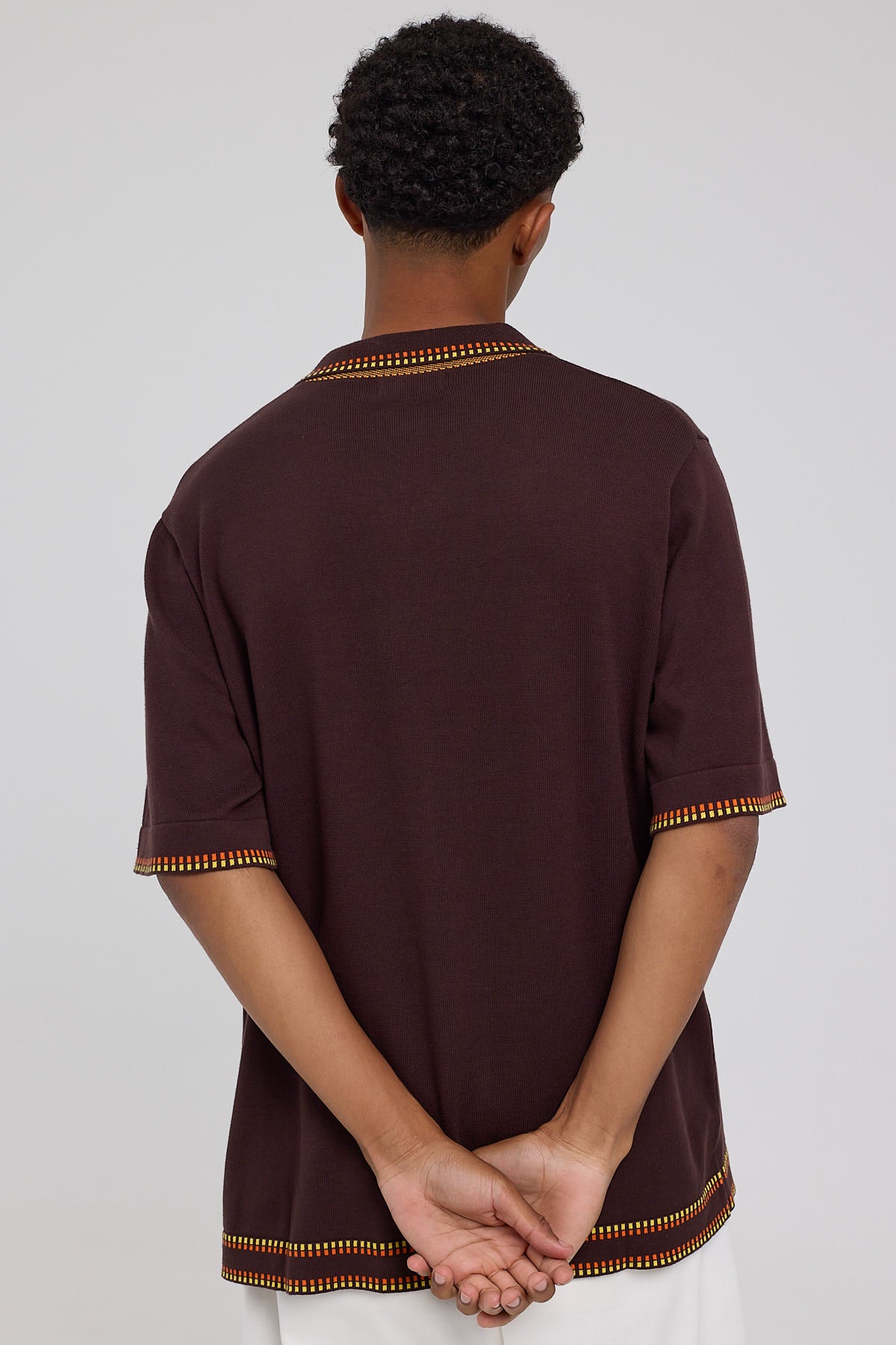 Rolla's Dash Knit Bowler Shirt Brown