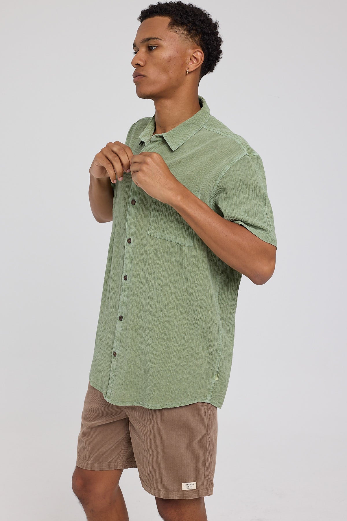 Rolla's Bon Crepe Shirt Pistachio