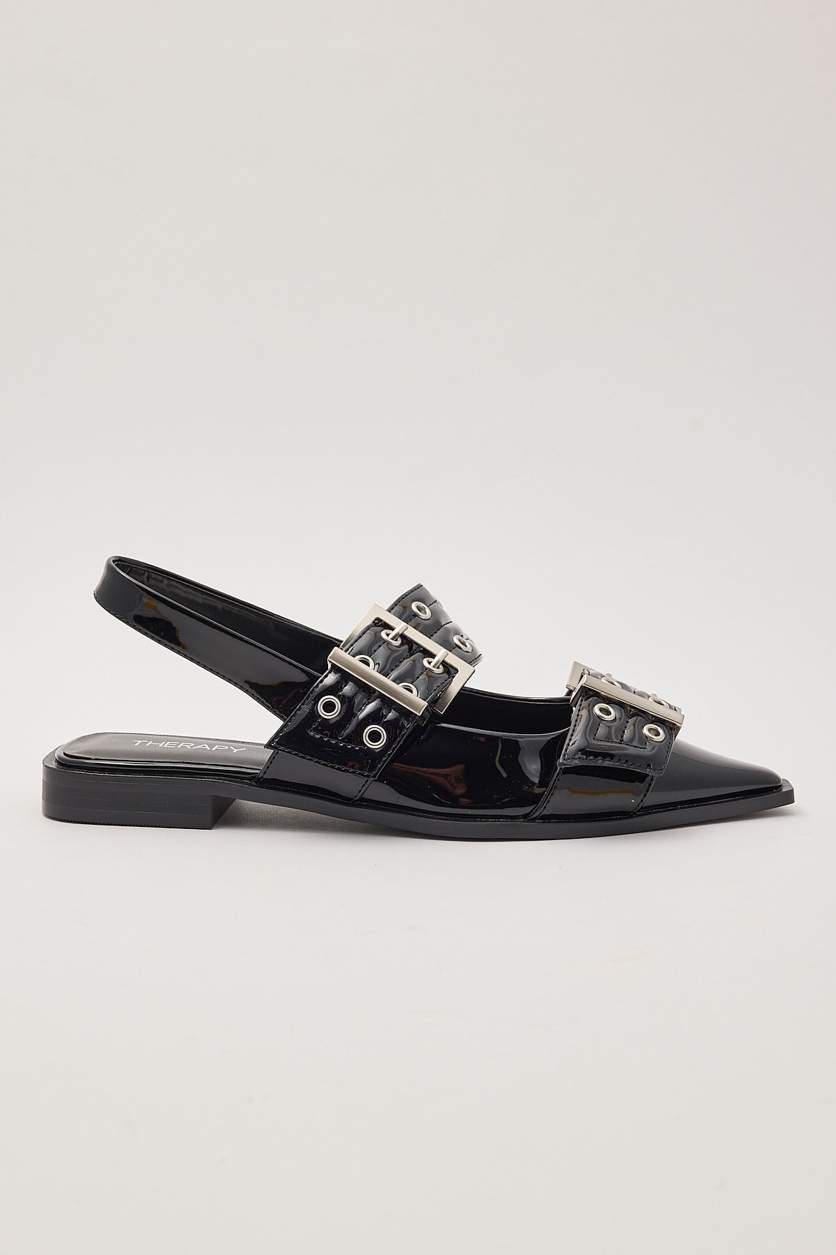 Therapy Matilda Flat Black Patent