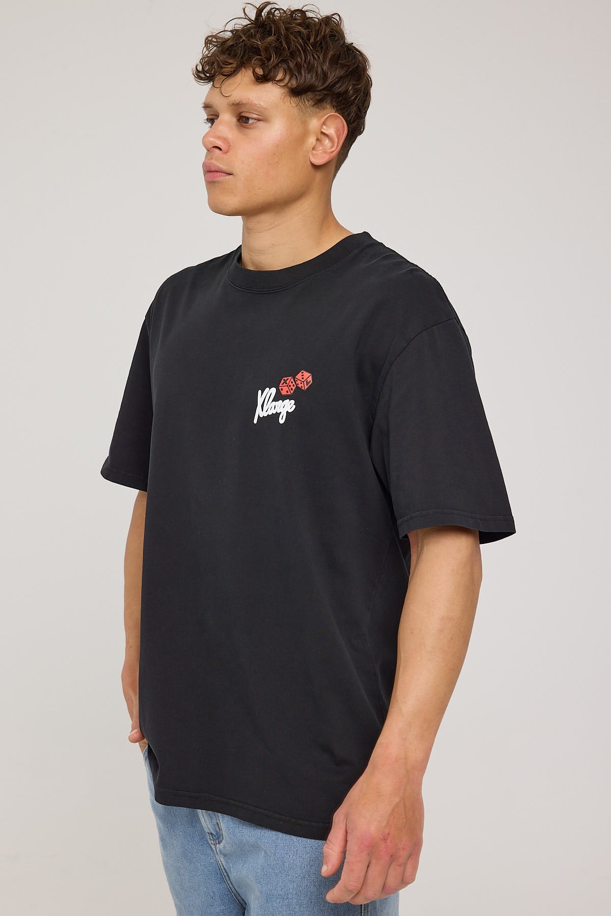 Xlarge Dice Boxy SS Tee Black