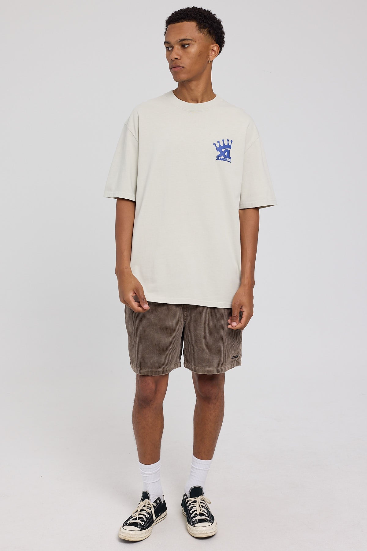 Xlarge XL Crown Boxy SS Tee White