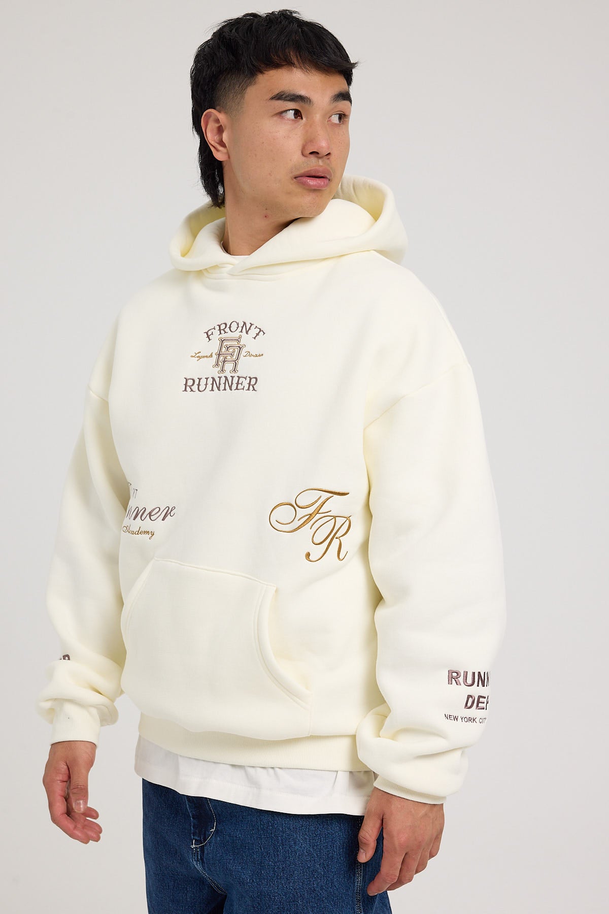 Front Runner Logo Hoodie Vanilla