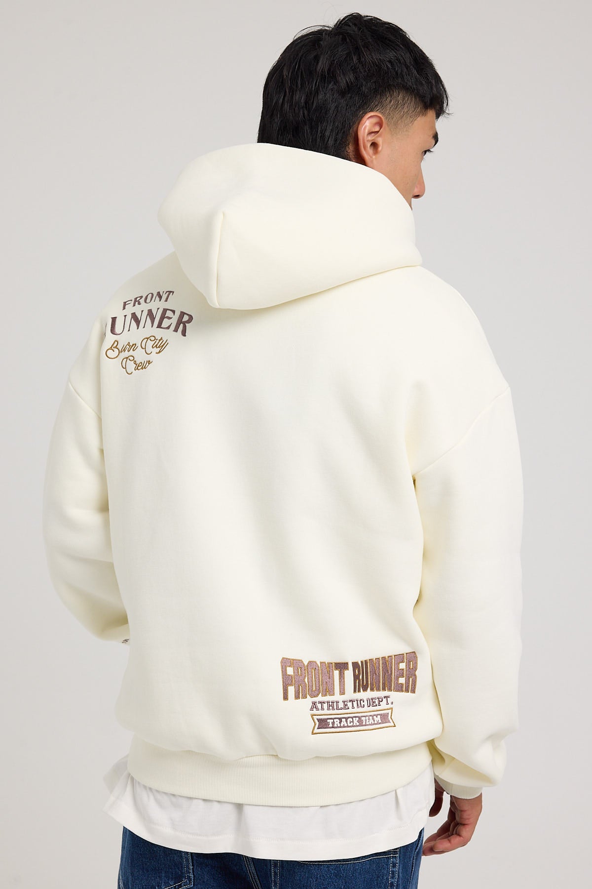 Front Runner Logo Hoodie Vanilla