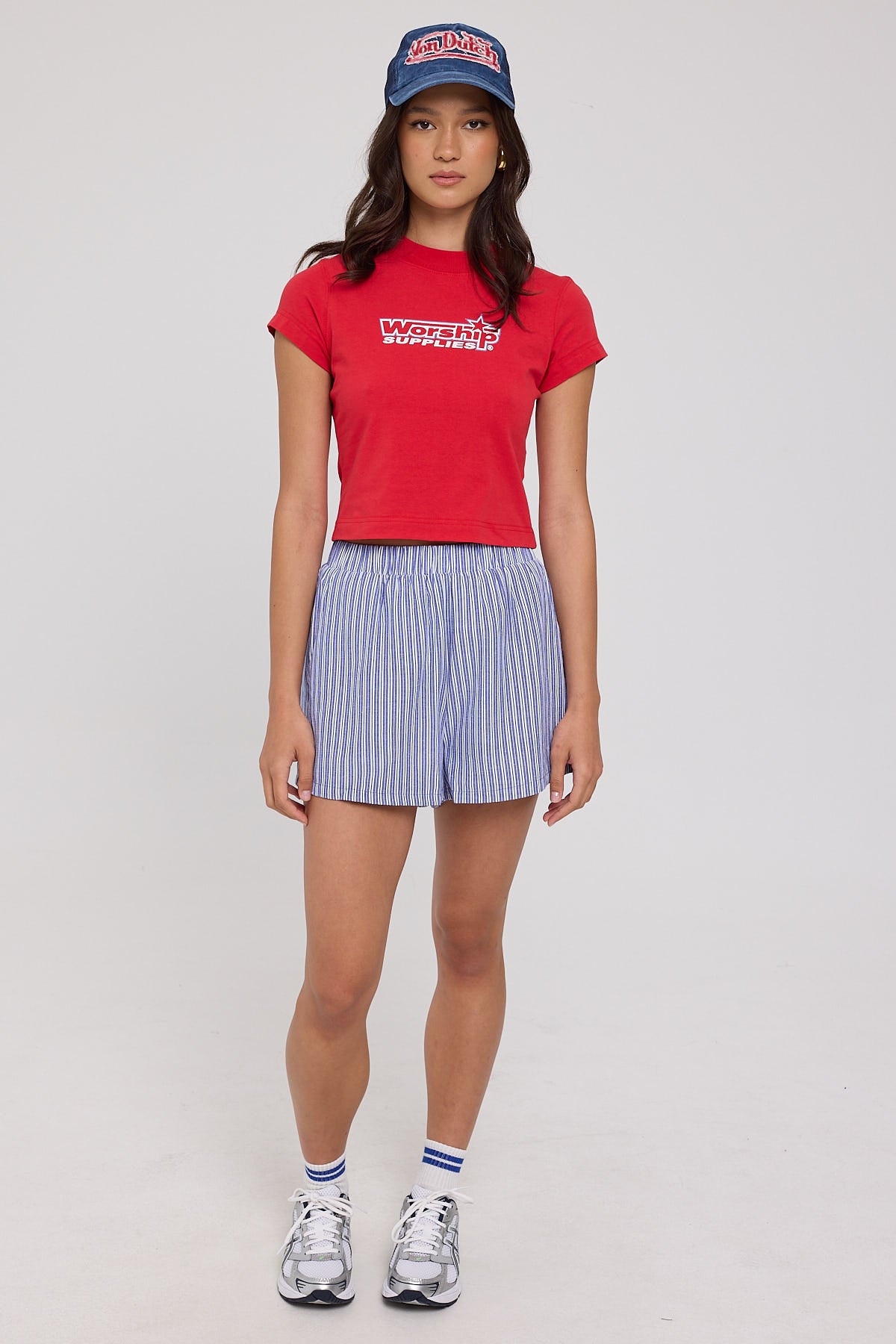 Worship Pusher Teeny Tee Lucky Red