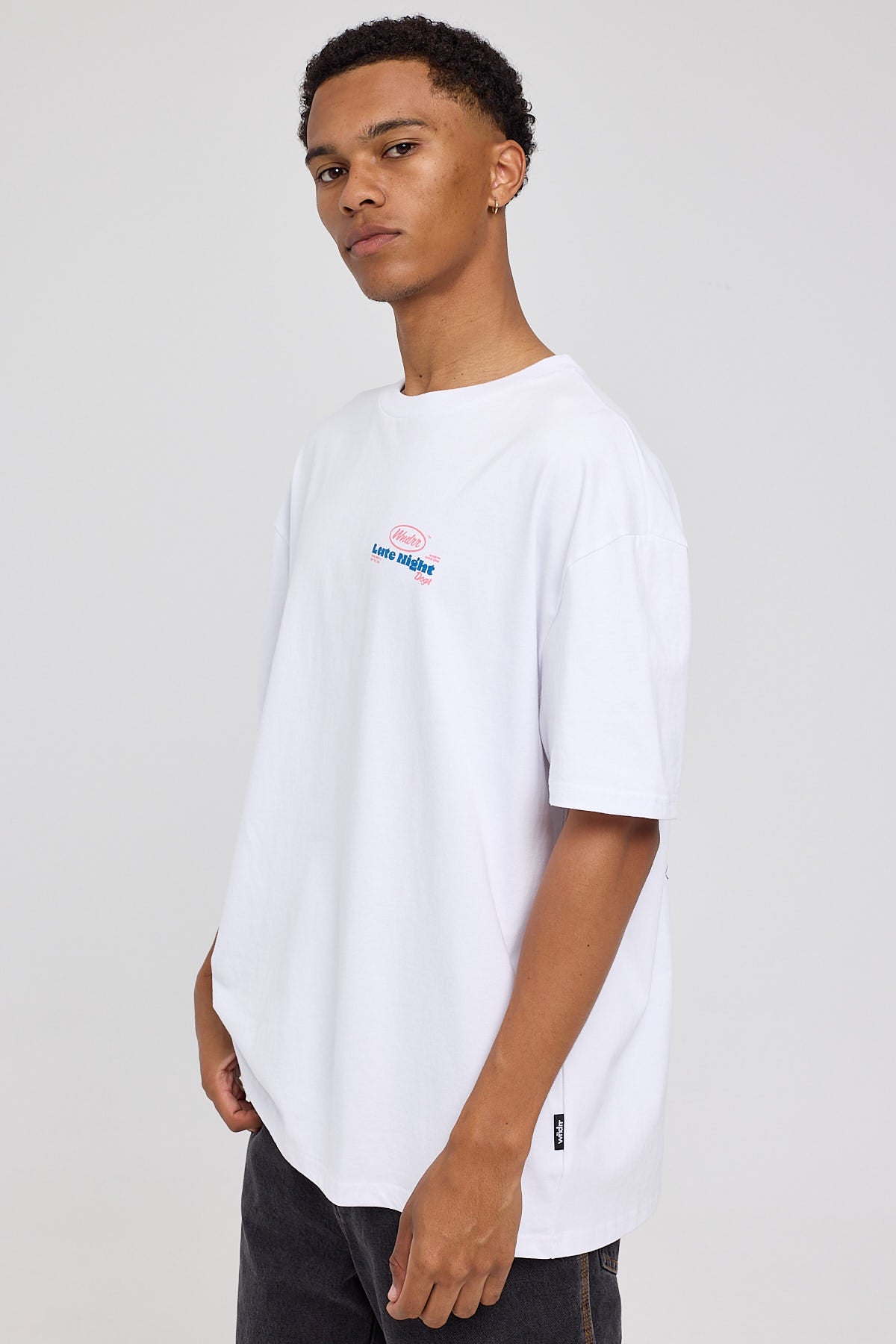 Wndrr Hot Dog Box Fit Tee White