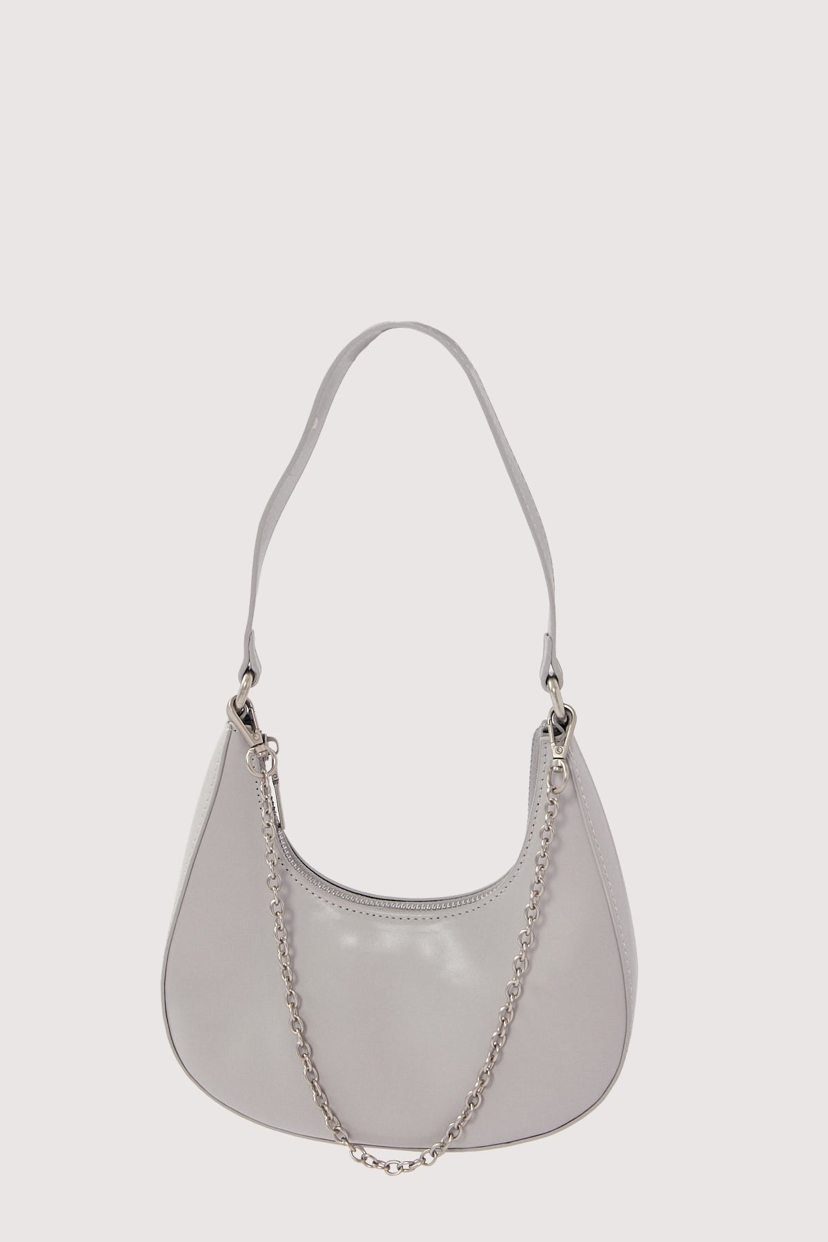 Perfect Stranger Solstice Crescent Handbag Light Grey