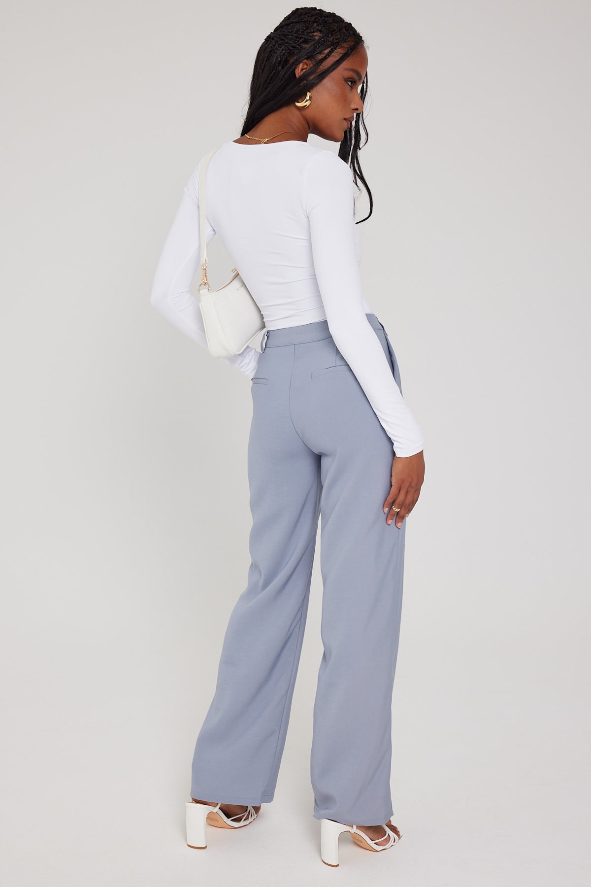 Perfect Stranger Faye High Rise Tailored Pant Grey – Universal Store