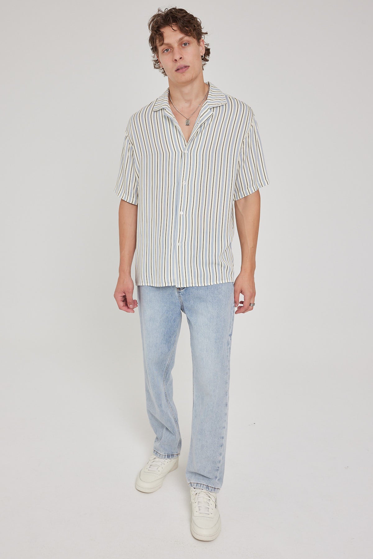 Common Need Fresh Stripe Shirt Ecru Stripe – Universal Store