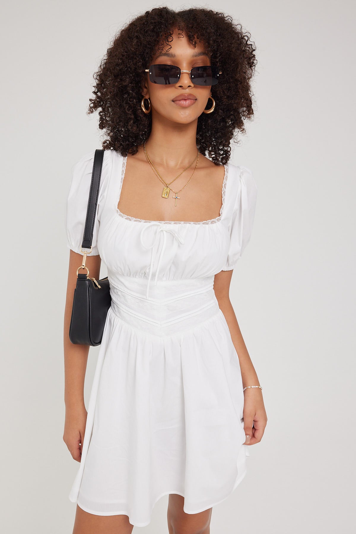 Perfect Stranger Whisper Lace Mini Dress White – Universal Store