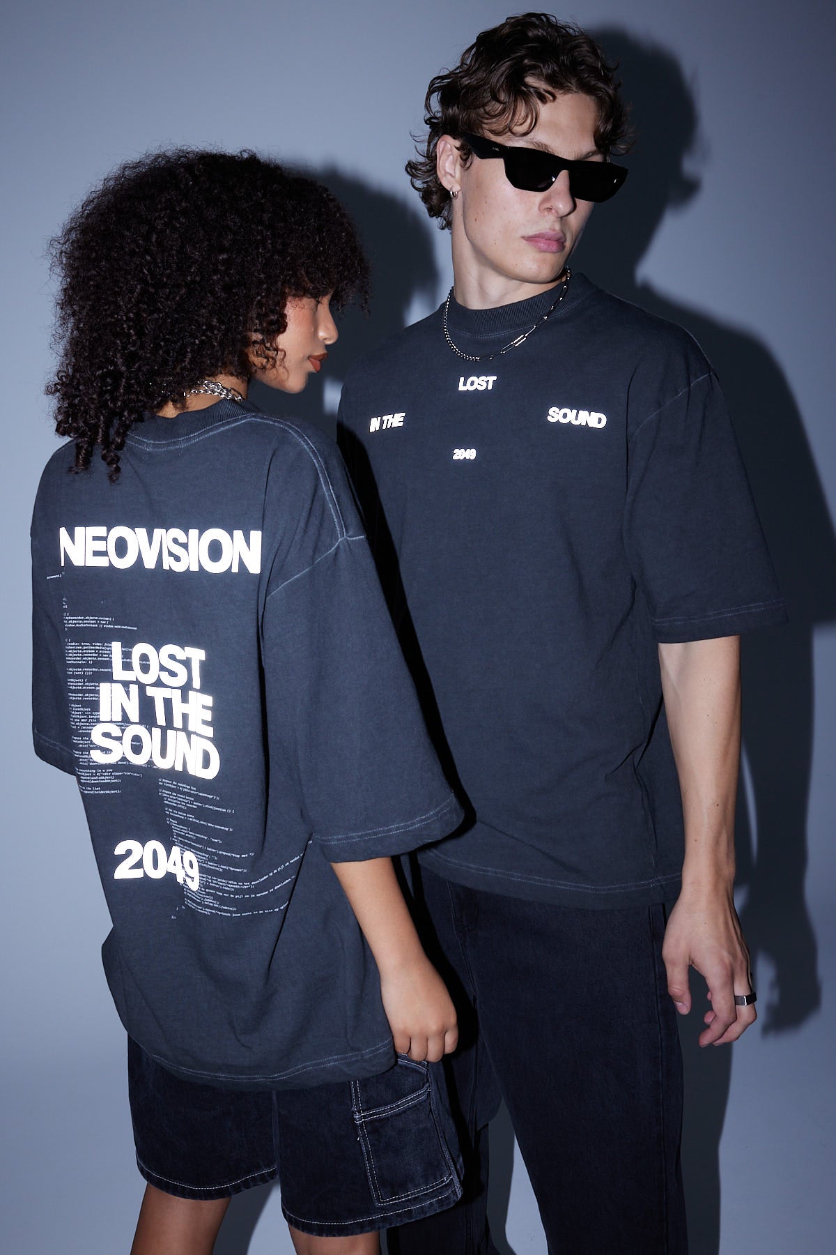 Neovision Lost In The Sound Street Super Heavy Tee Washed Black ...