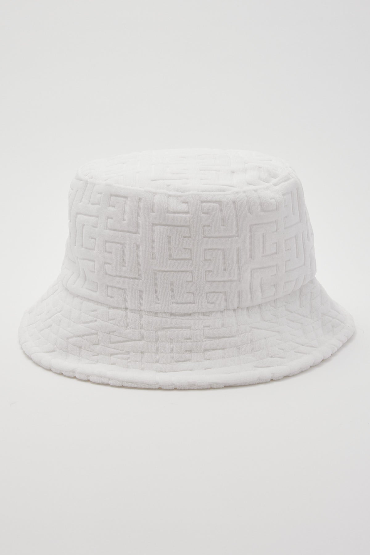 Token Corfu Terry Bucket Hat White