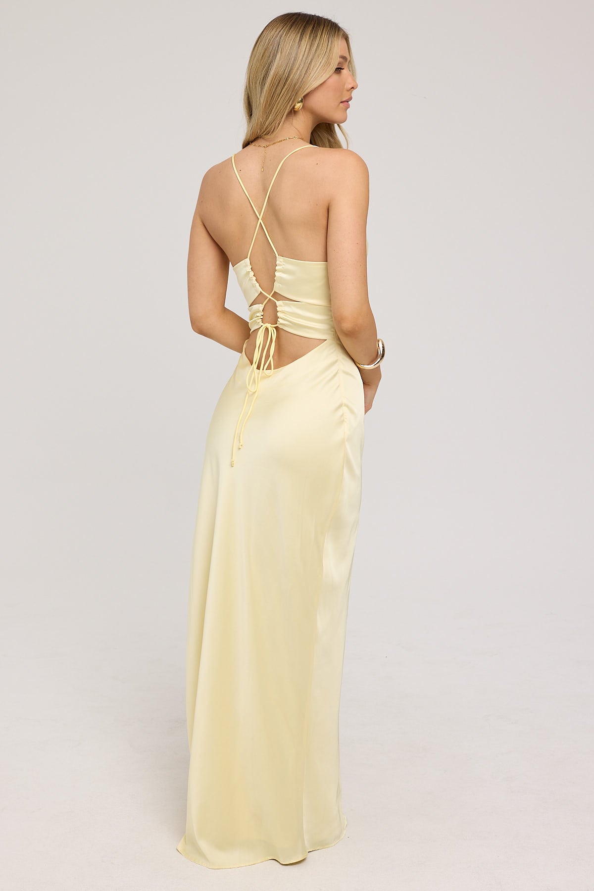 Perfect Stranger Evie Maxi Dress Yellow