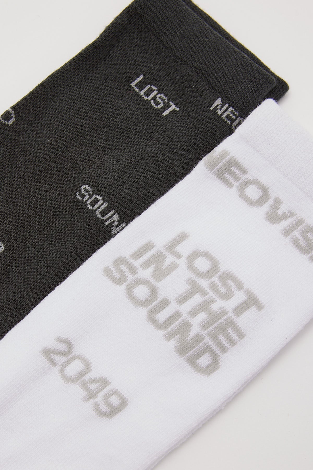 Neovision Lost In The Sound Sock 2 Pack White/Black