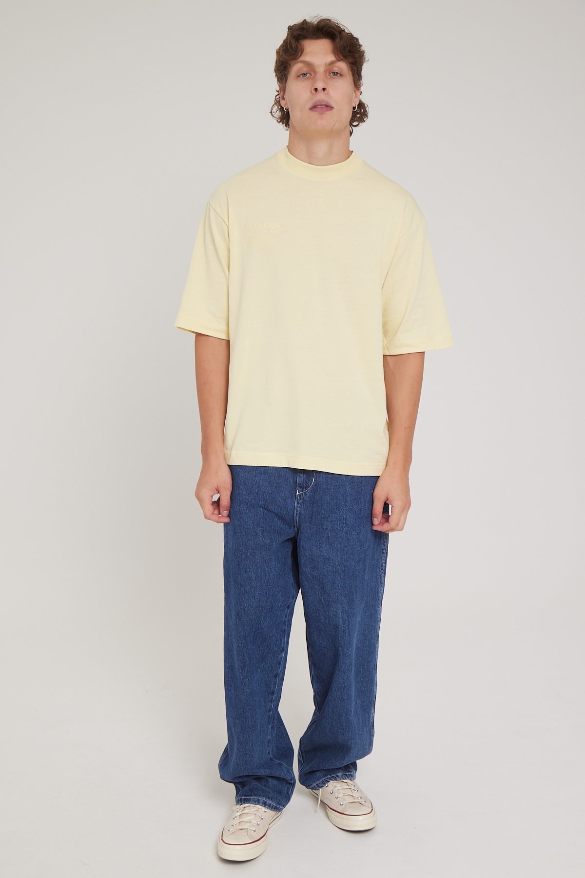 Neovision Curation Street Super Heavy Tee Pale Yellow – Universal Store
