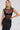 Perfect Stranger Twisted Mesh Midi Dress Black