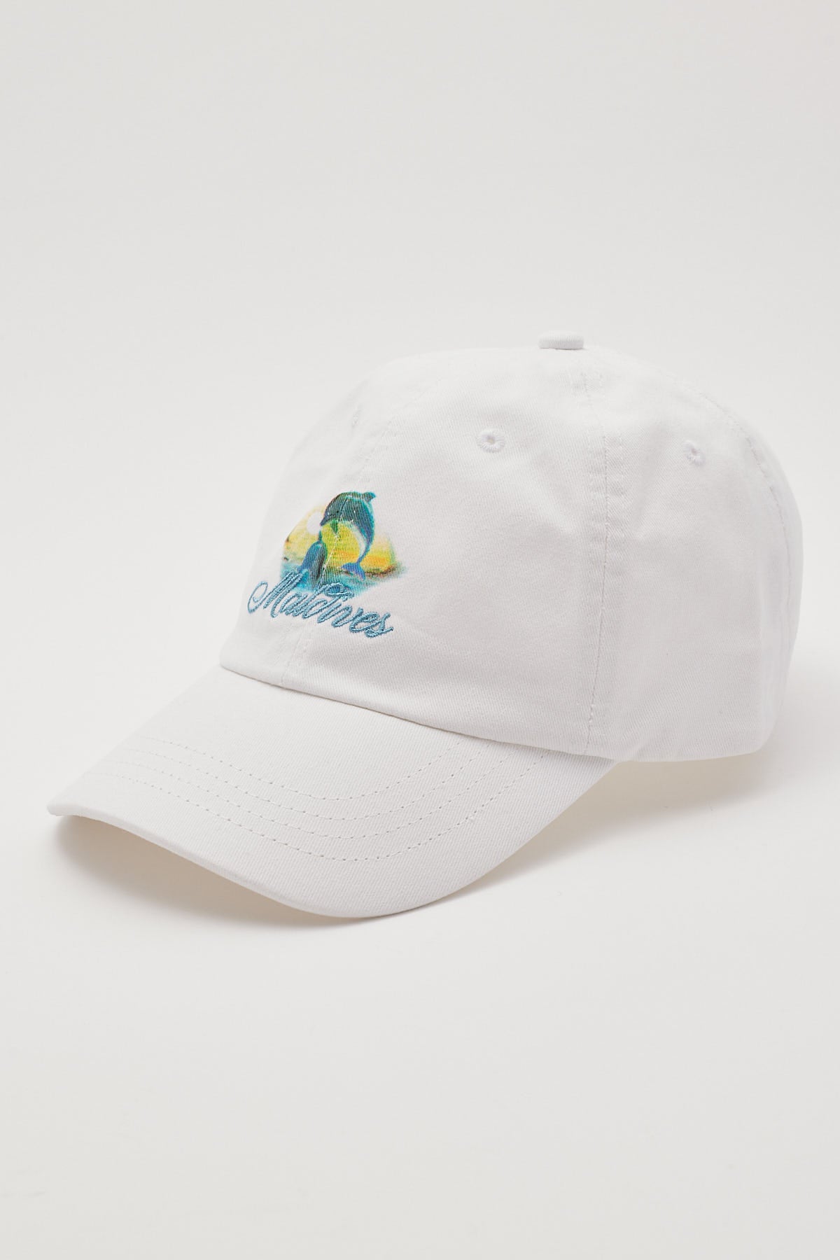 Token Maldives Dad Cap White