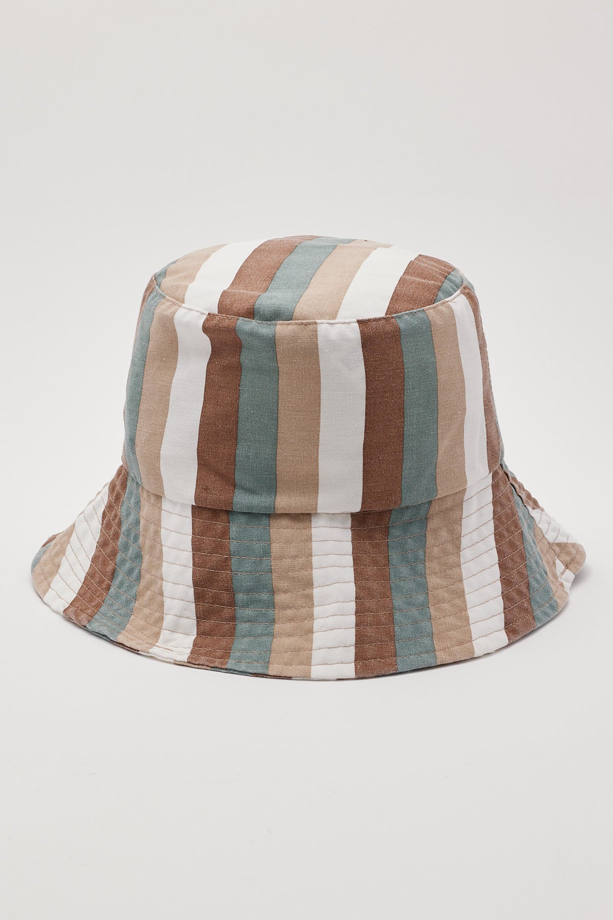 Token Sandy Stripe Bucket Hat Brown Stripe – Universal Store
