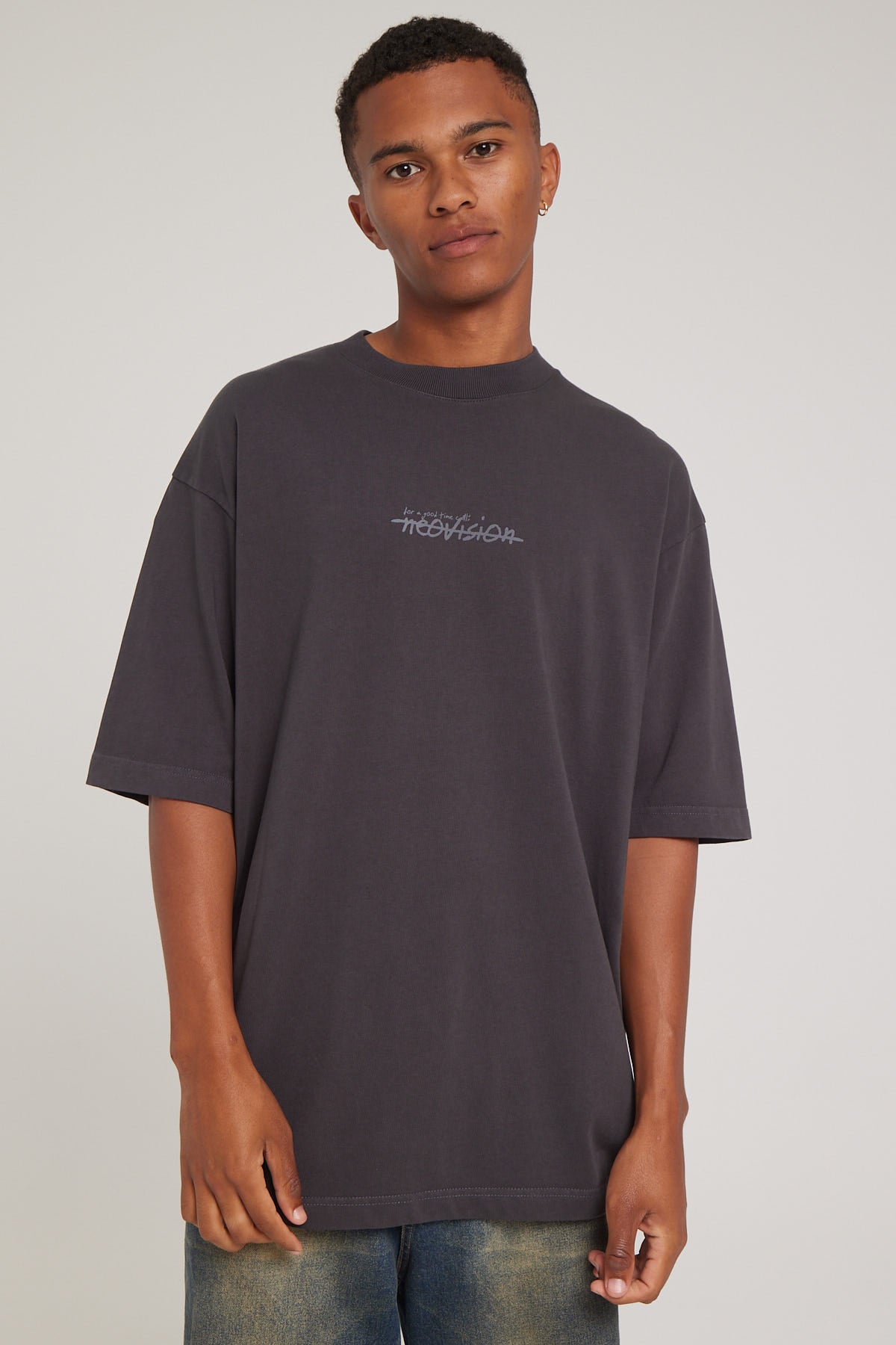 Neovision Whatever Oversize Super Heavy Tee Washed Black – Universal Store