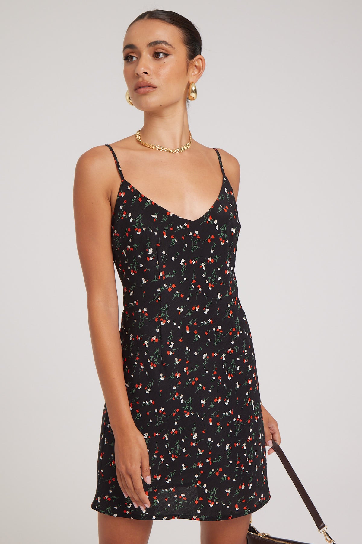 Luck & Trouble Petal Prima Mini Dress Black Print – Universal Store