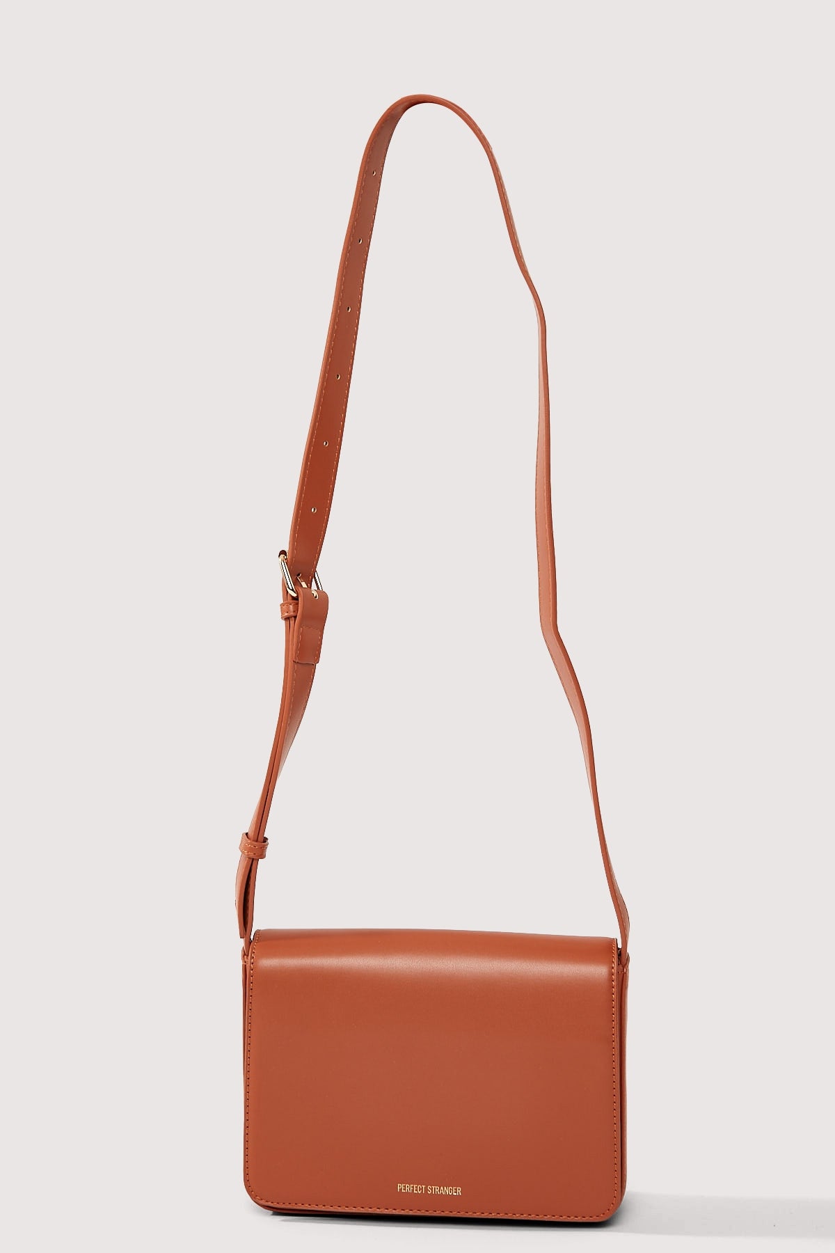 Perfect Stranger Frankie Square Shoulder Bag Tan