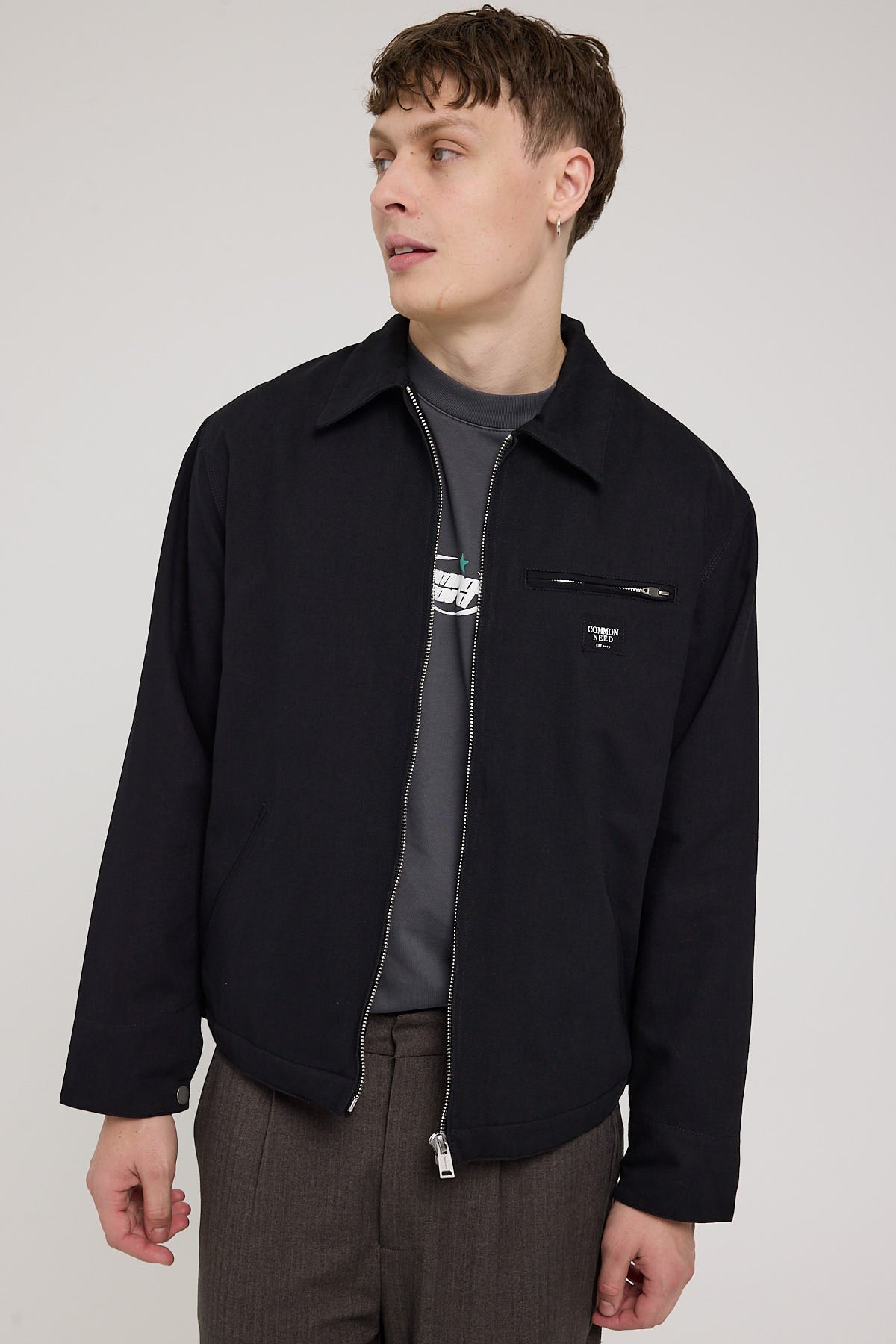 Common Need Harrington Jacket Black – Universal Store