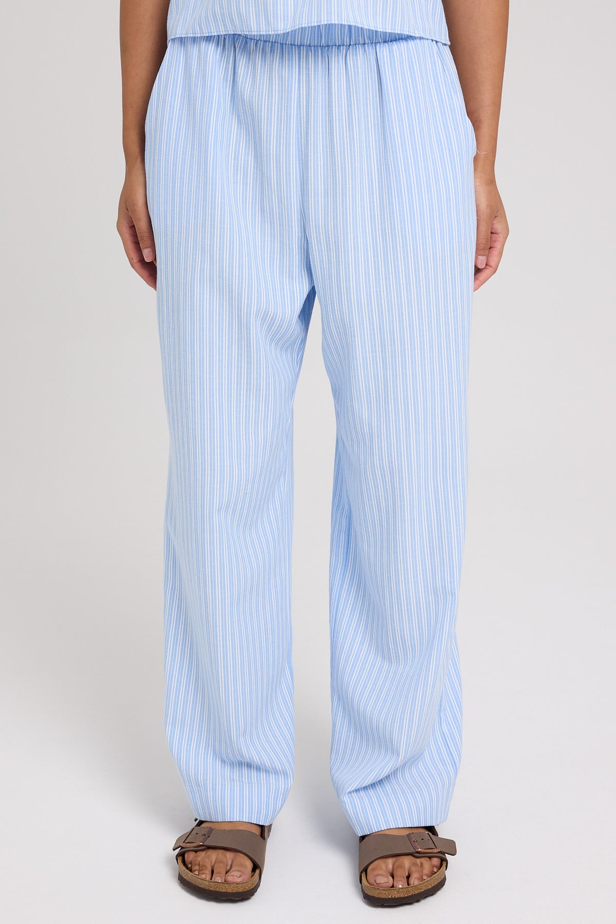 Luck & Trouble Sky Stripe Elasticated Pant Blue Stripe – Universal Store