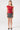 Perfect Stranger Lola Ruched Jersey Top Red