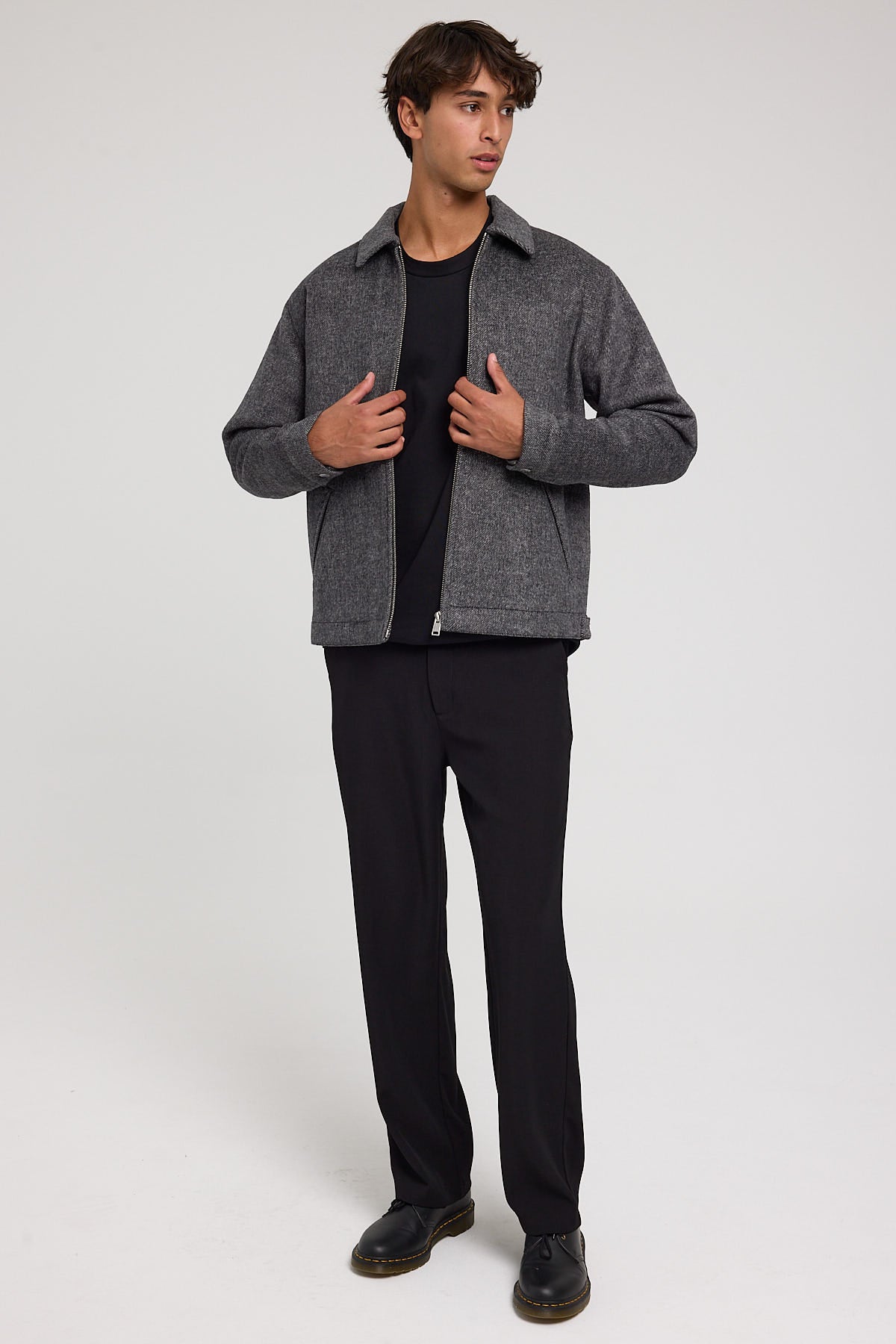 Common Need Parker Harrington Jacket Charcoal Marle