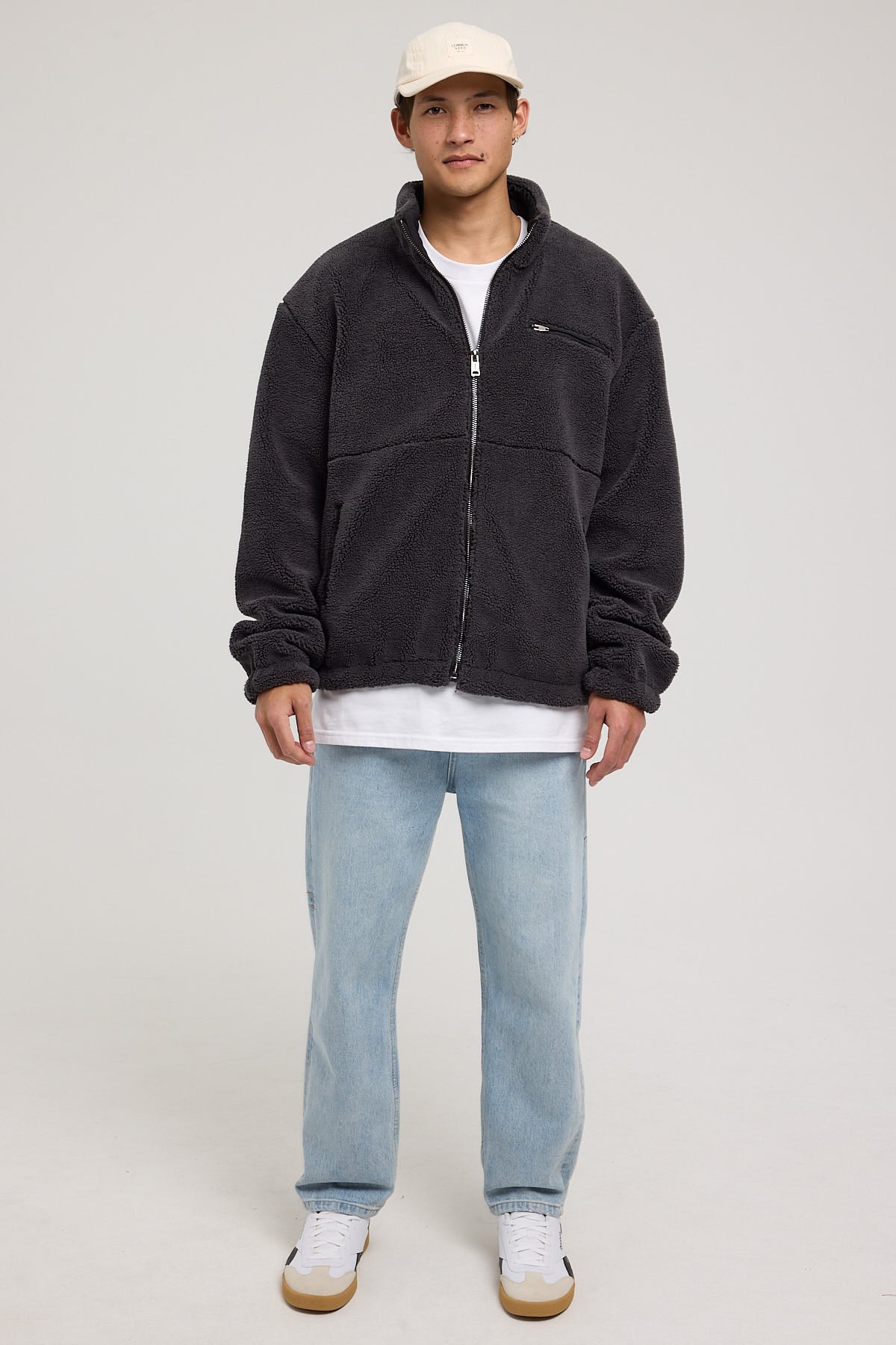 Common Need Orion Sherpa Jacket Dark Grey