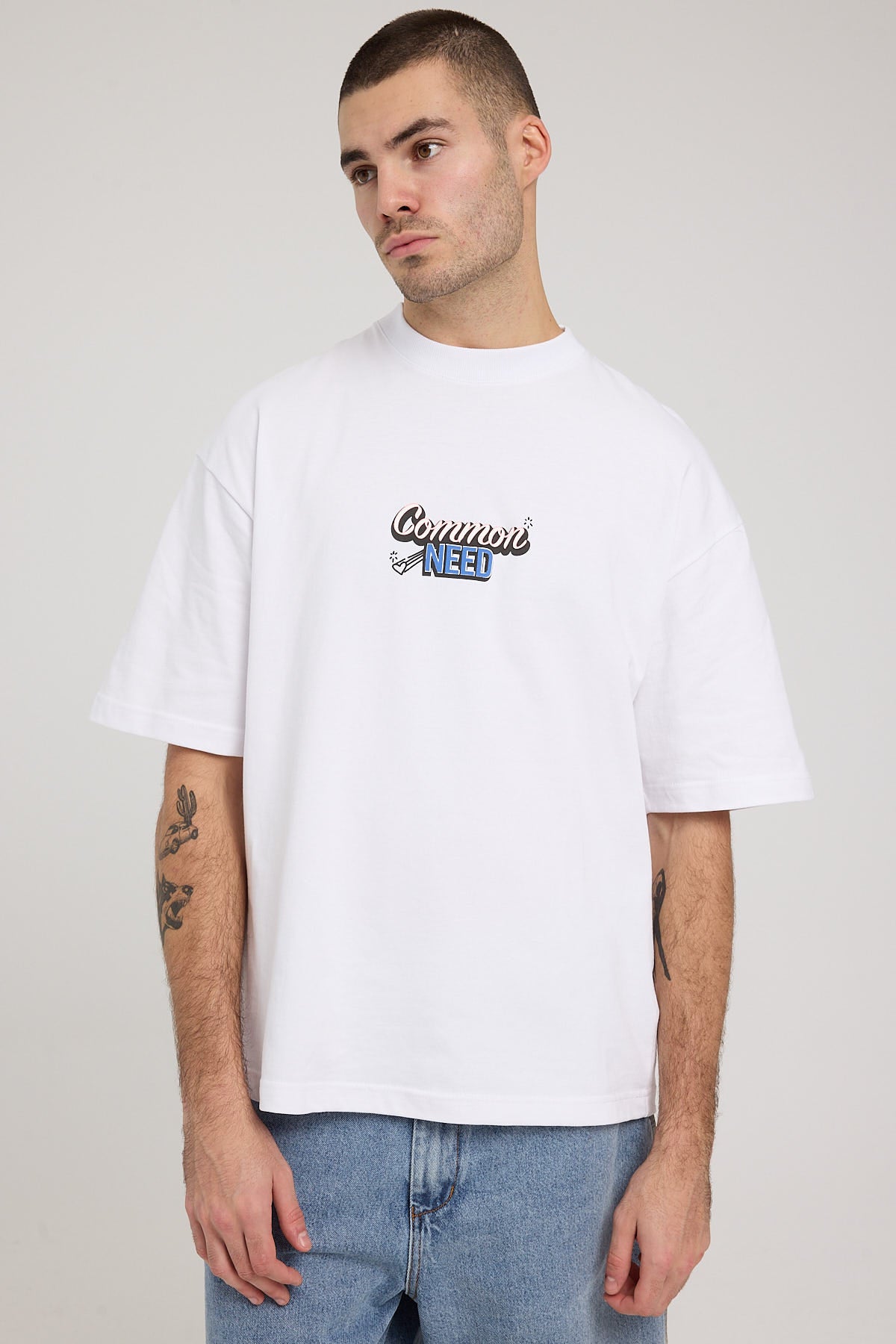 Common Need Ninety Three Easy Tee White