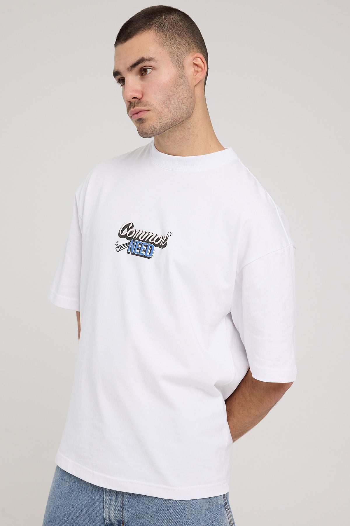 Common Need Ninety Three Easy Tee White