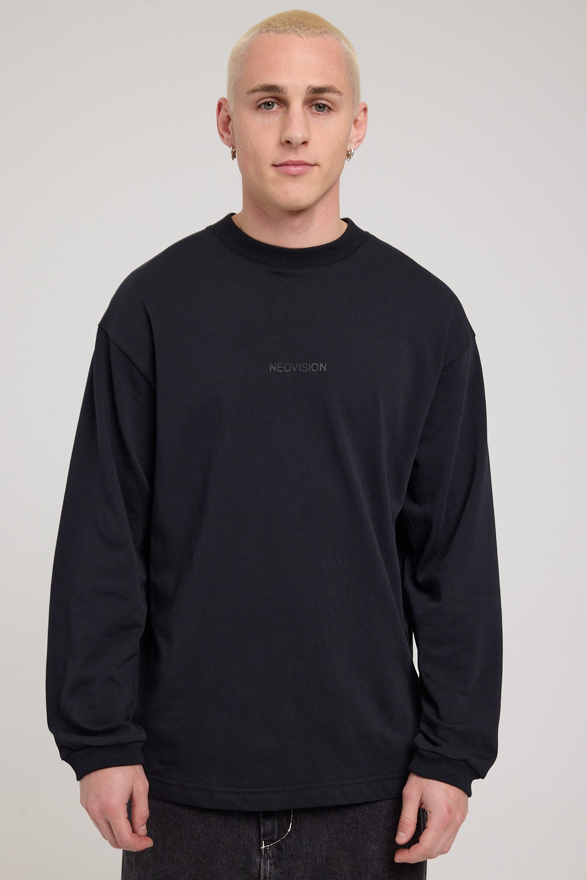 Neovision Base Oversize Long Sleeve Tee Black