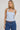 Perfect Stranger Buckle Up Halter Top Light Blue