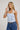 Perfect Stranger Buckle Up Halter Top Light Blue