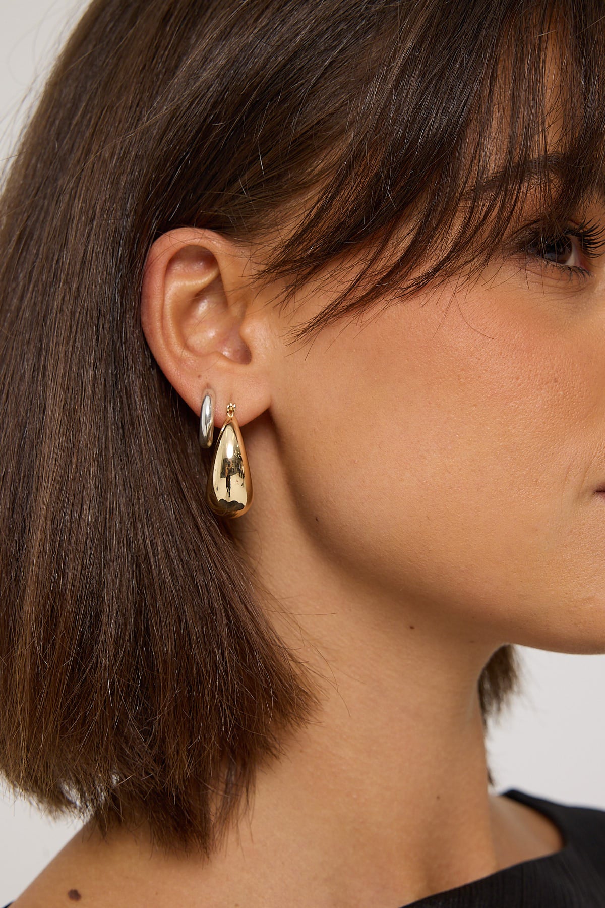 Perfect Stranger Scarlett Hoop Earrings Gold Plated