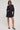 Luck & Trouble Isla Long Sleeve Cowl Mini Dress Black