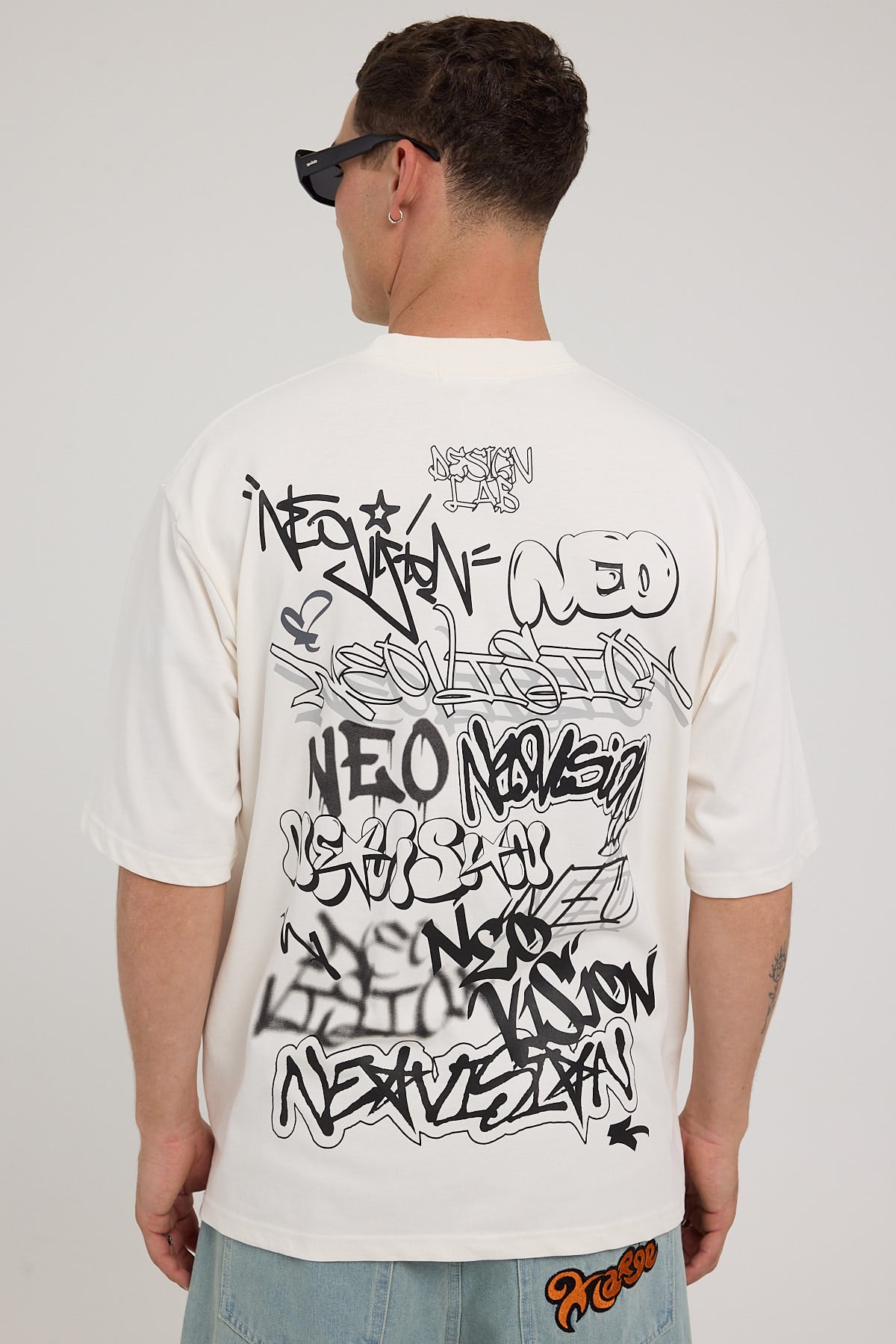 Neovision Reverse Street Super Heavy Tee Off White