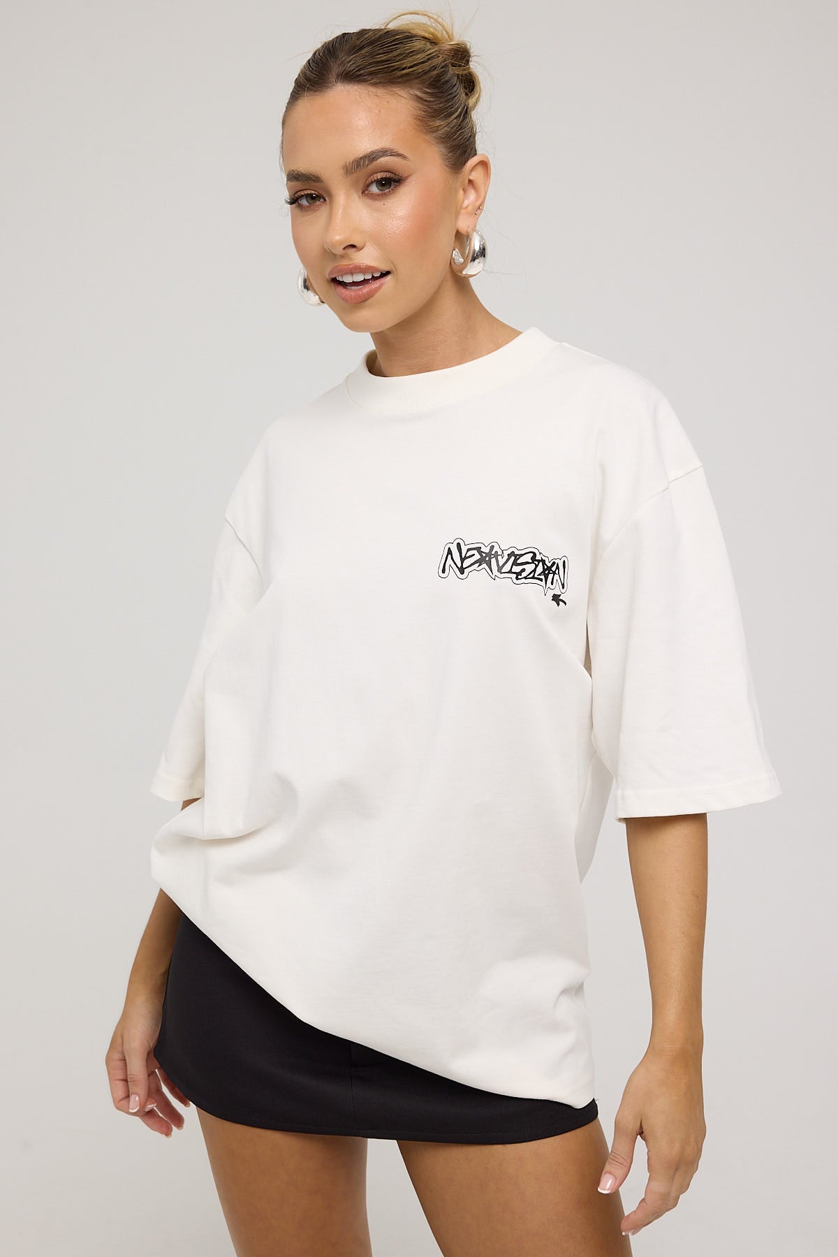 Neovision Reverse Street Super Heavy Tee Off White