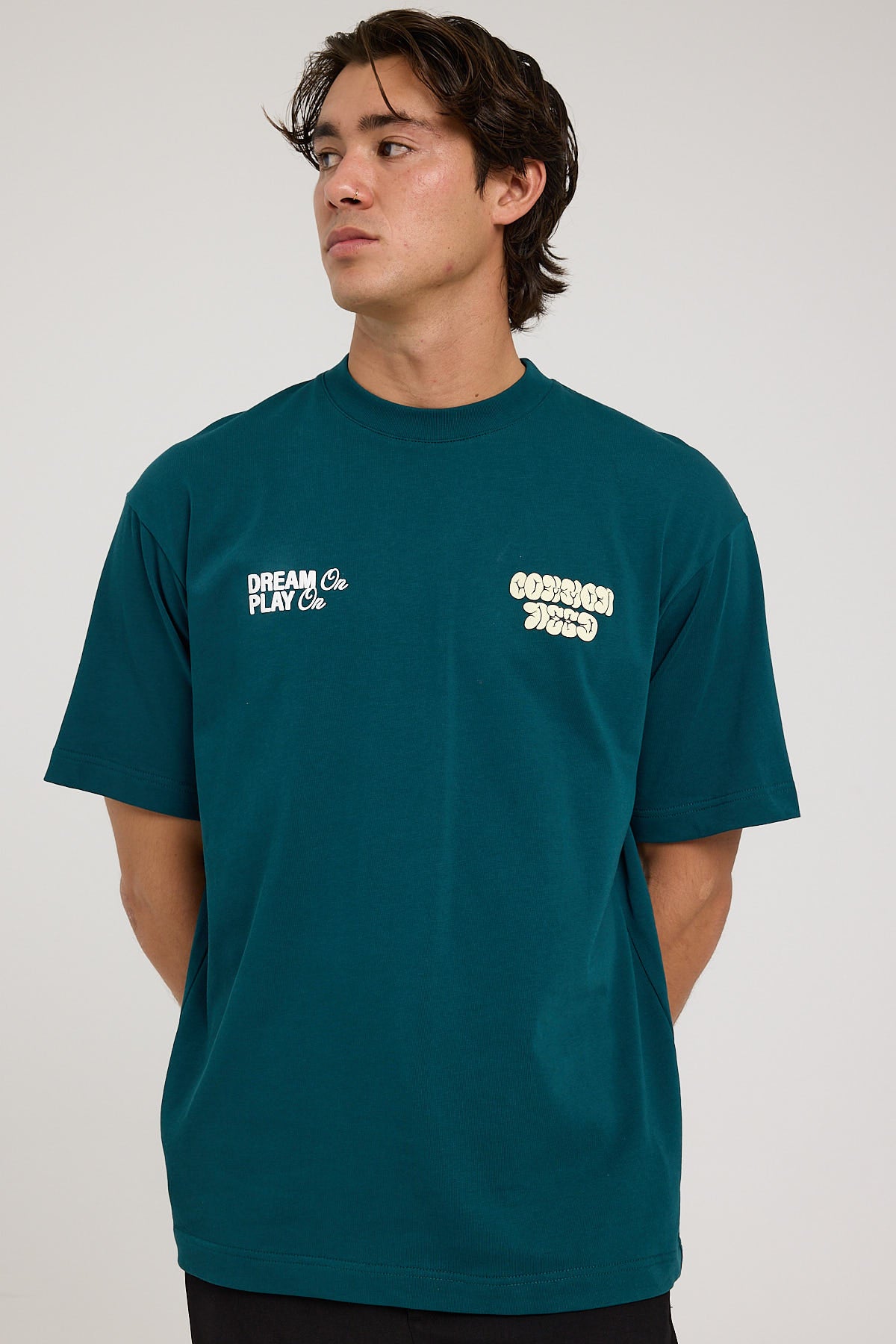 Common Need Slam Dunk Boxy Tee Teal