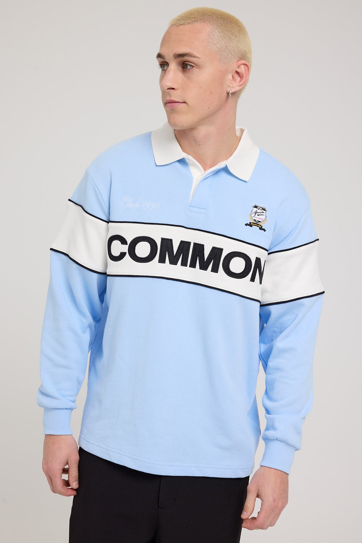 Common Need Princeton Rugby Shirt Powder Blue