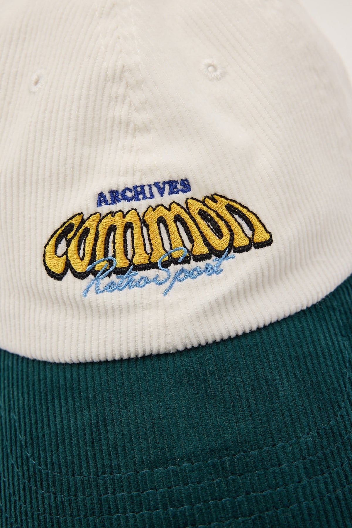 Common Need Archives Cord Skate Cap Cream/Teal