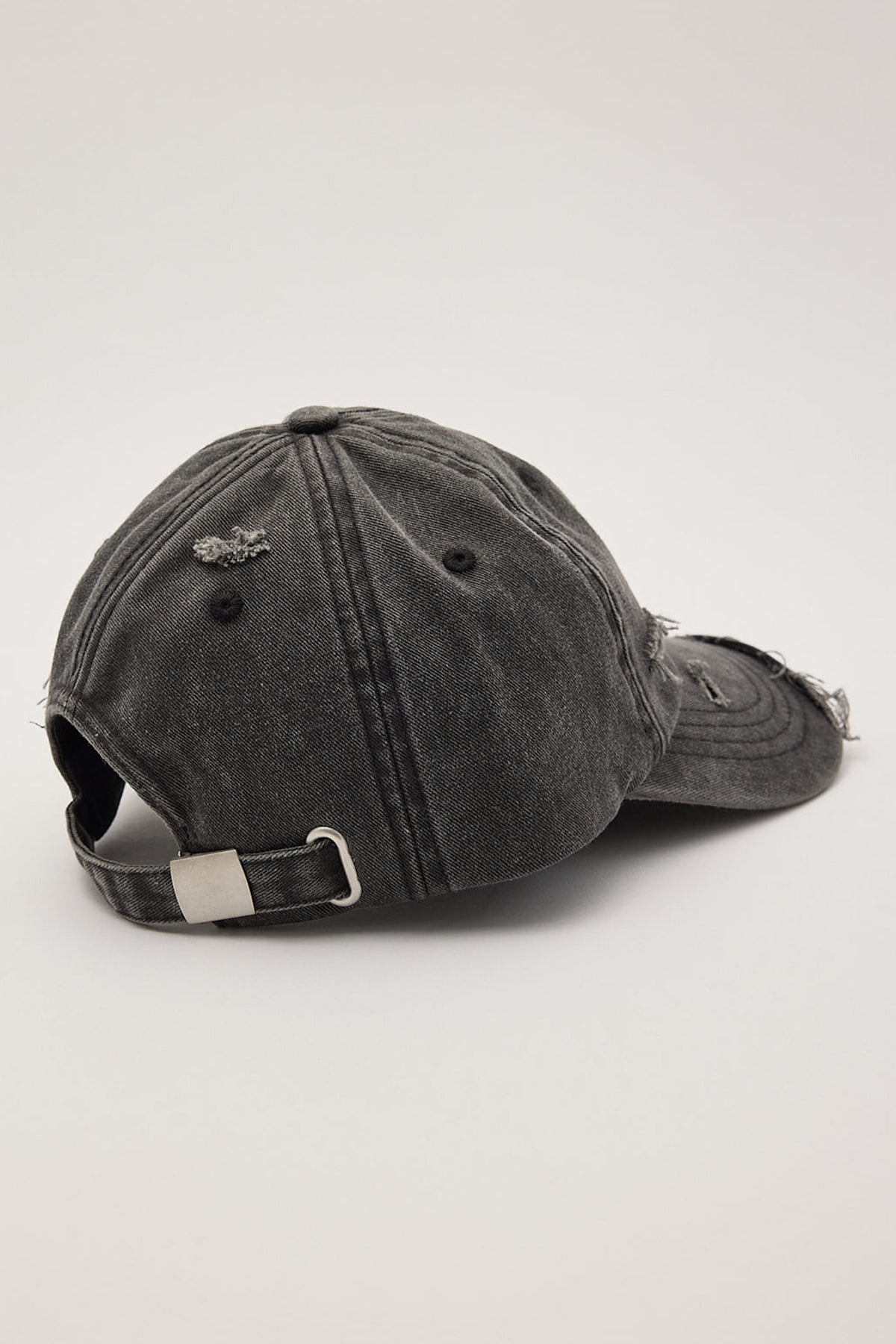 Neovision Travesty Distressed Dad Cap Washed Black