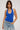 L&t Classic Tie Halter Top Cobalt Blue