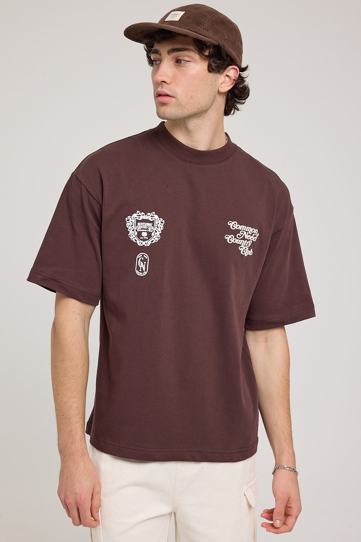 Common Need Country Club Heavyweight Easy Tee Walnut